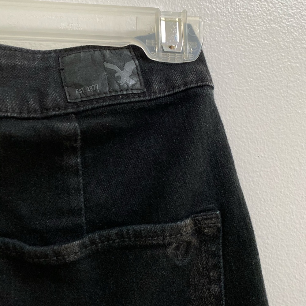 American Eagle Super Stretch Denim Mini Skirt 0 - Picture 4 of 7